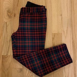 J. Crew tartan pants size 4